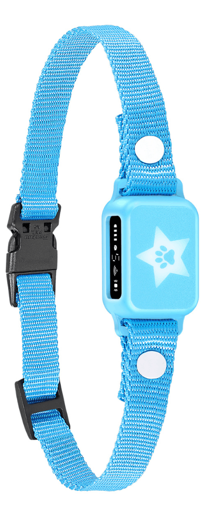 OB11 sky blue bark collar