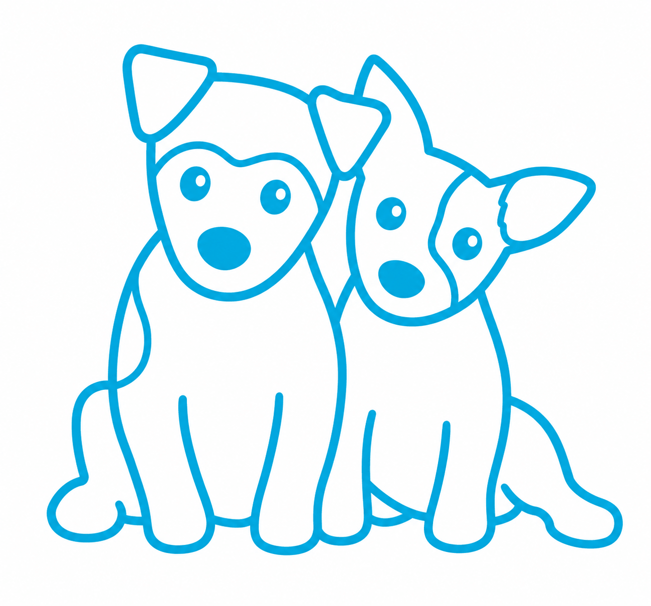 Tiny dogs icon